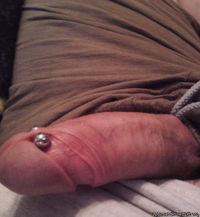 Lovely frenum piercing 