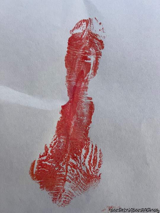 Delicious cock print!