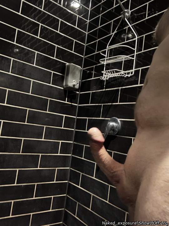 Quick play in the shower at a servo in miles