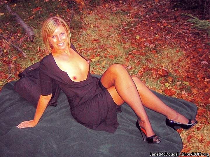 Janet McDougall stockings and nipples