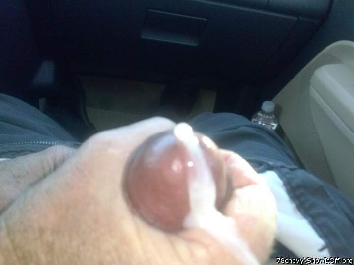 my cum was all over his hands.