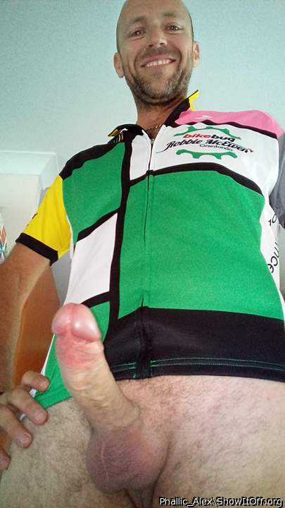 Very hot and horny after cycling.