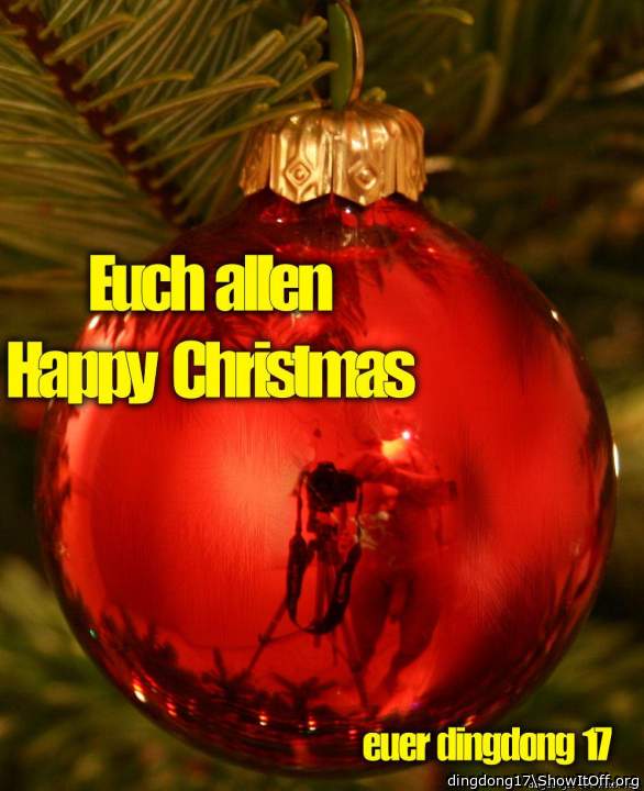 Euch allen geile Weihnachten!
