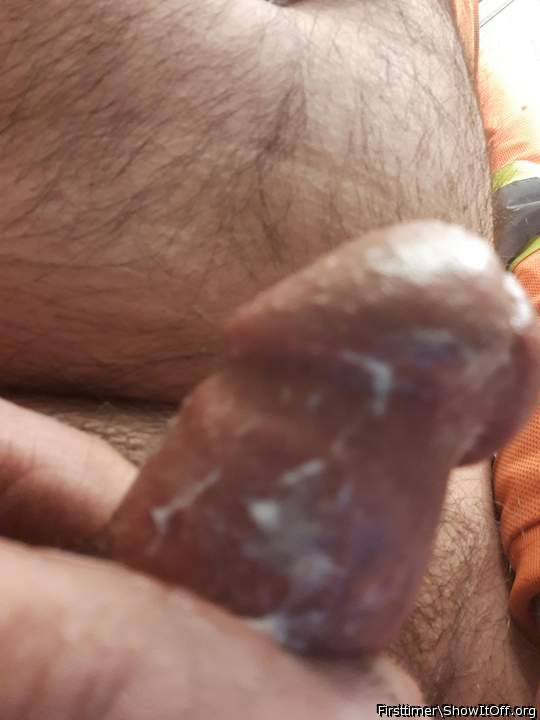 nothing sexier than a cock covered in cum