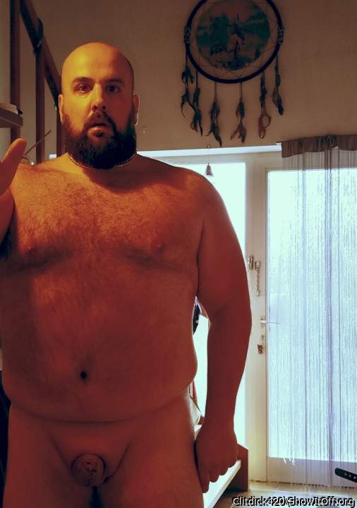 Clitdick caught naked