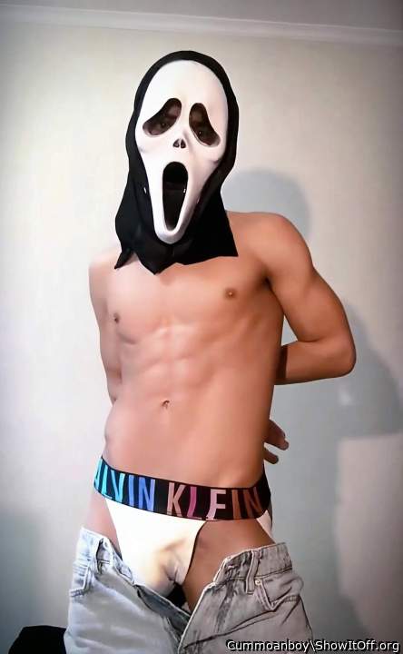 My Halloween costume. I feel like I should be more naked...
