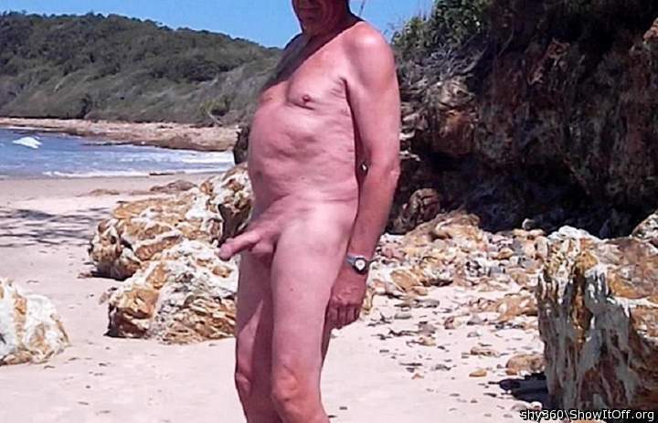 nude at an isolated beach  #  4
