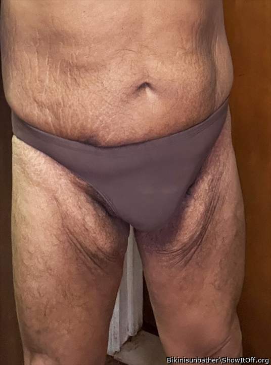 Brown speedo bulge