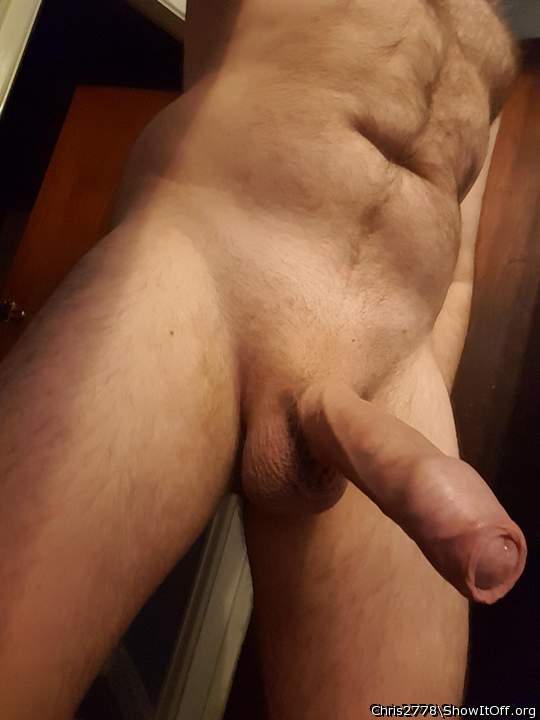Fabulous shot of your monster uncut. Love the way the glans 