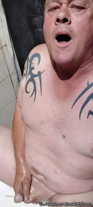 I love massaging my cock