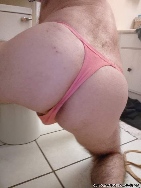 Let me slide your thong over and fuck your cute little butt