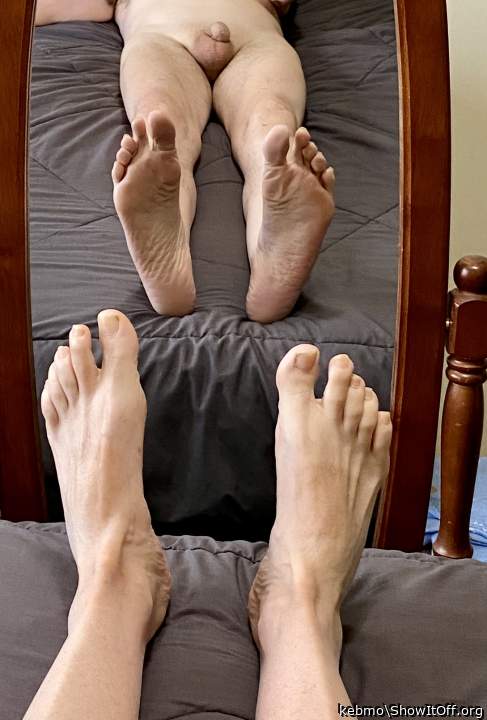 A pedicure and a blow job please.