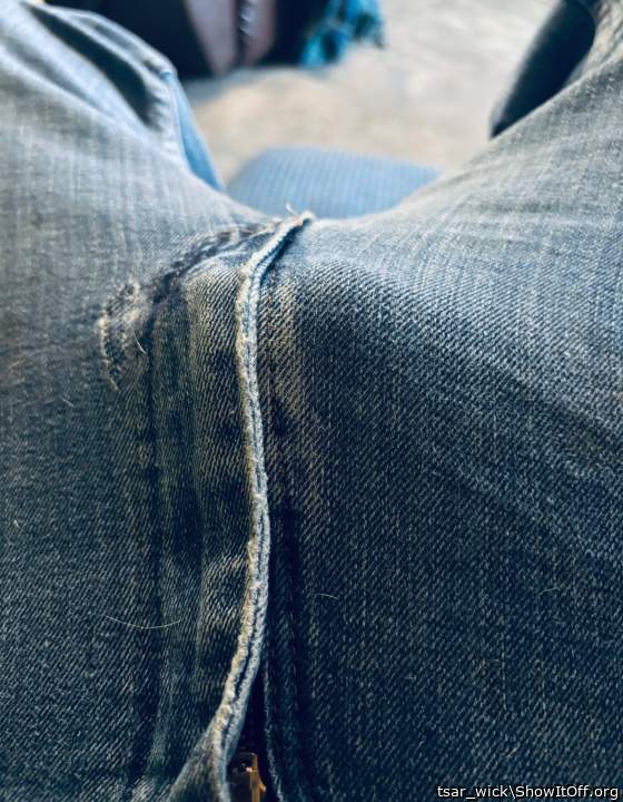 bulge in jeans