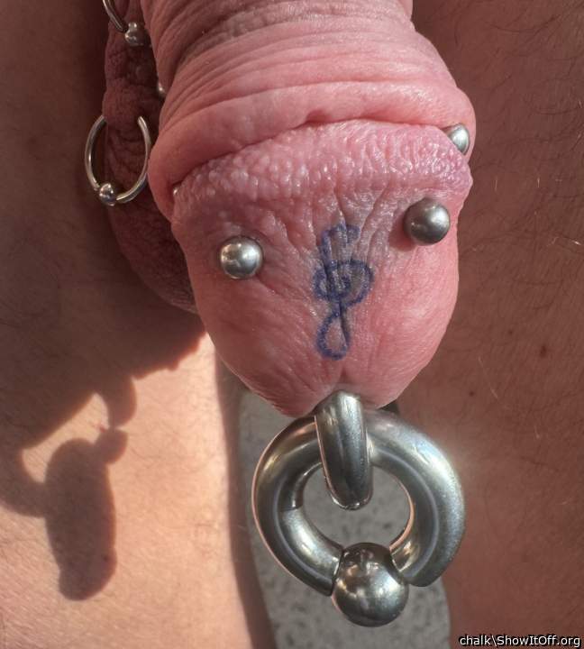 Photo of a boner from chalk