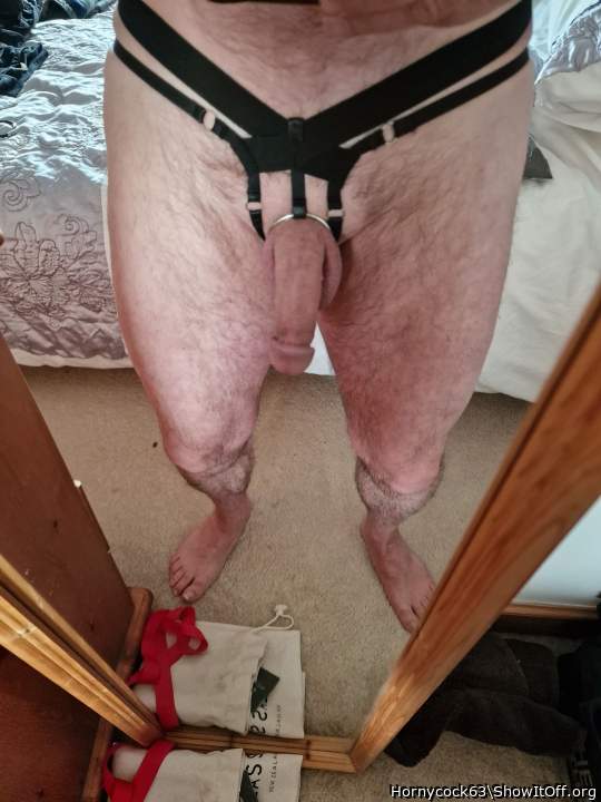 Iteresting cock ring and pants