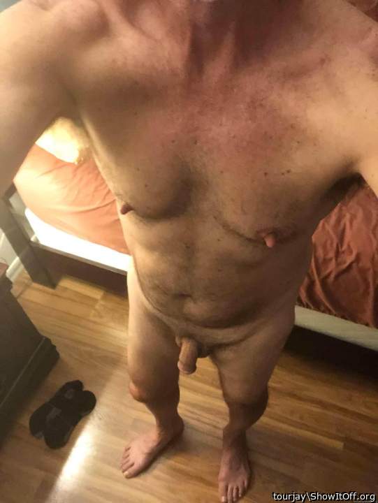 Start at my toes and work up to my nipples. Let me know your thoughts.