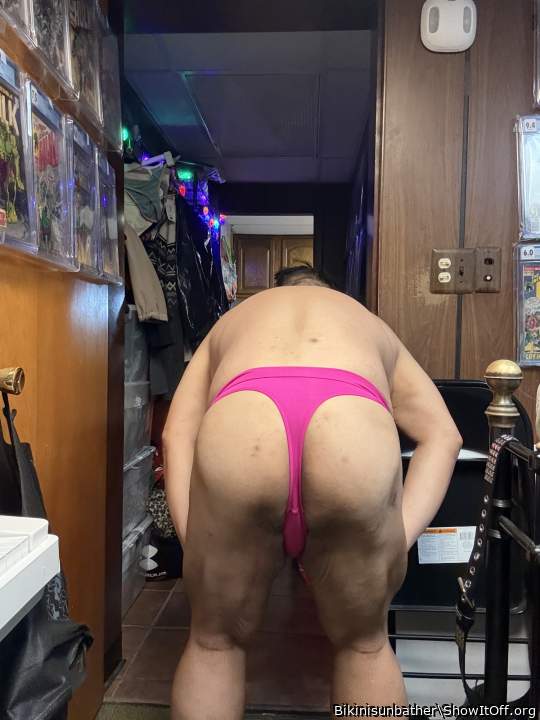 Pink thong