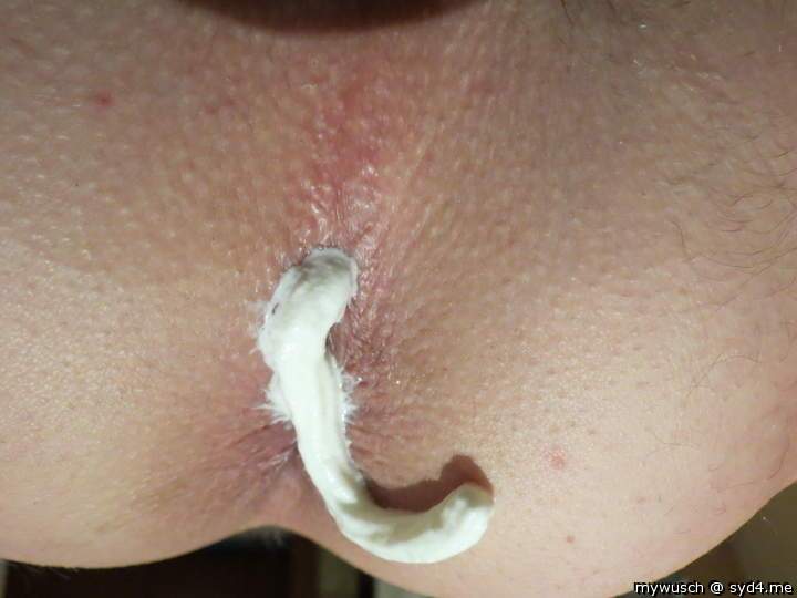 shaved with cream