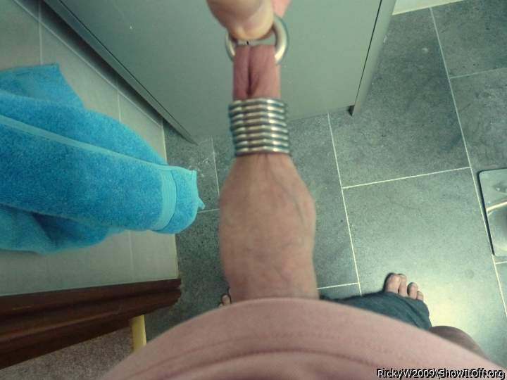 Stretching foreskin overhang