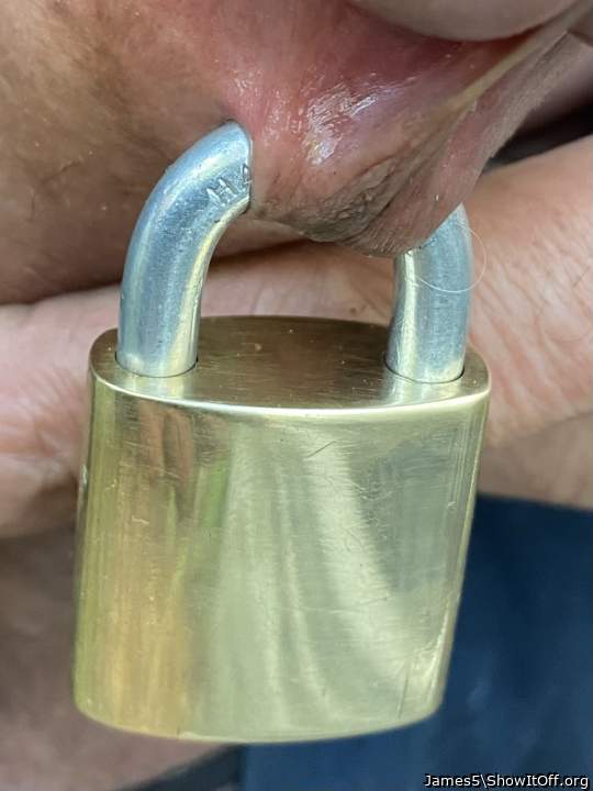 Padlock through my frenum