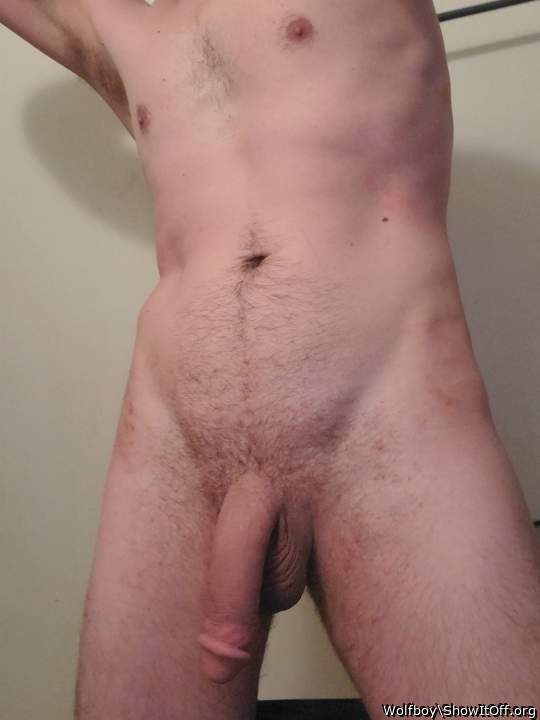 AWESOME hanging cock and balls!      