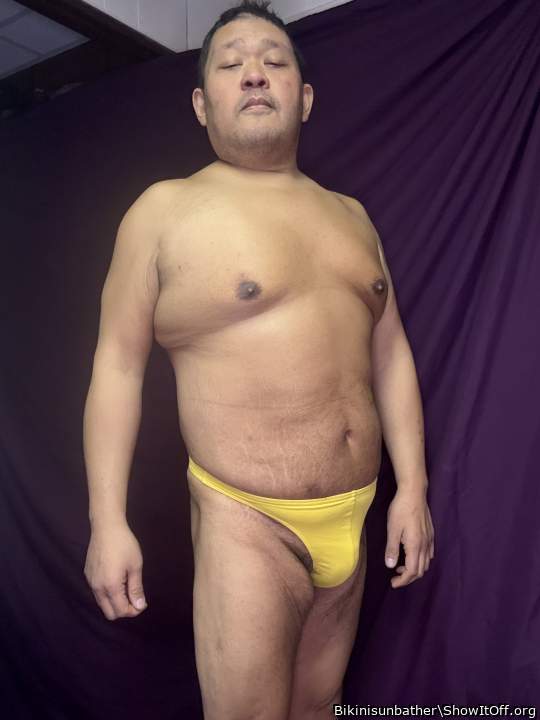 Yellow thong