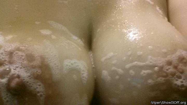 Tits in bath