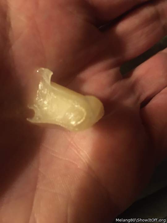 My frozen cum which I ate