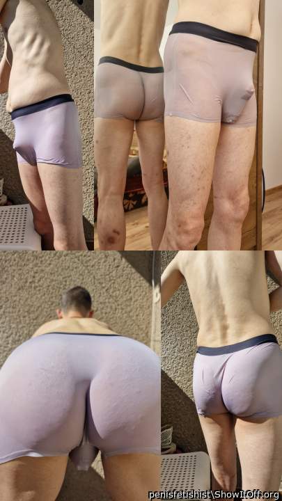 dressed in wet thin sexy boxers