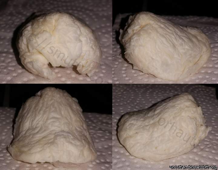 dickhead print with cum soaked in toilet paper