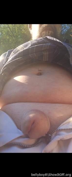 Hanging out in my backyard