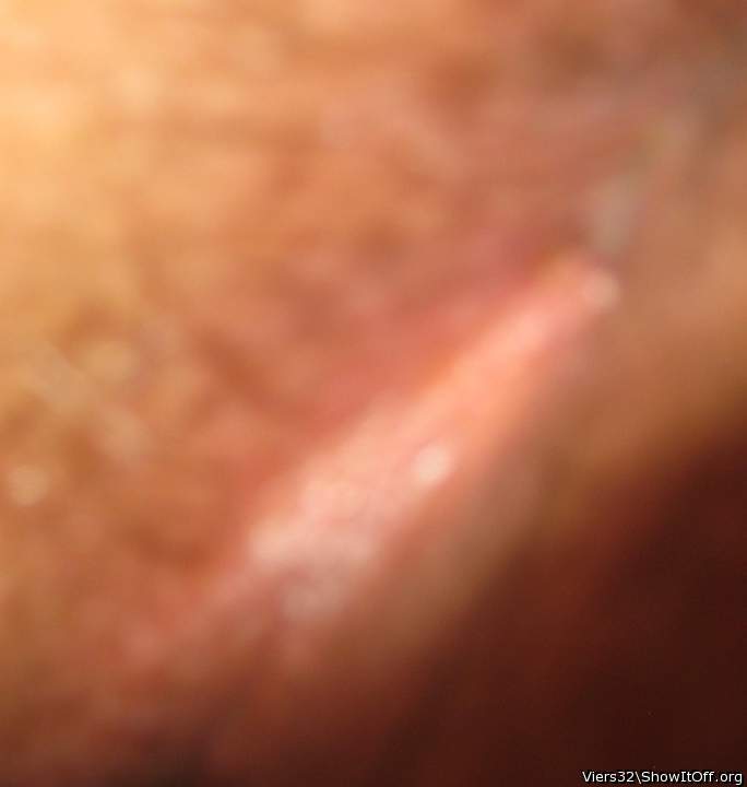 Close-up of my asshole