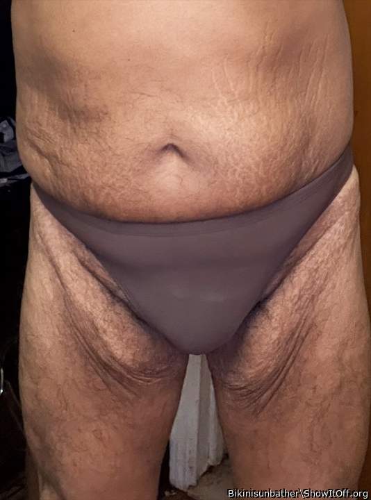 Brown speedo bulge