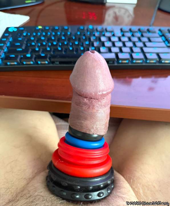 Quite the Cock-Ring stack!
