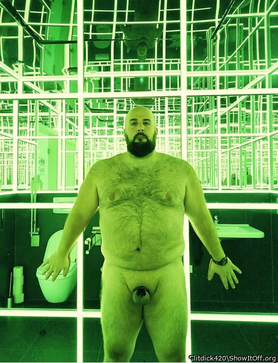 In the trans bathroom