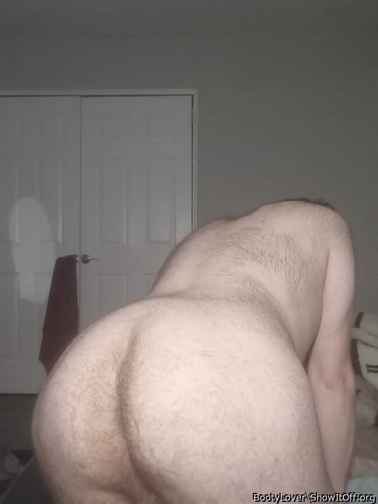 mmmm..big meaty hairy man ass.  beautiful  