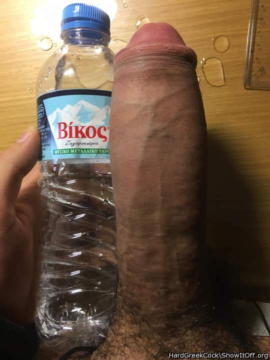 I just tried to fit a bottle of water up my ass.  Do all Gre