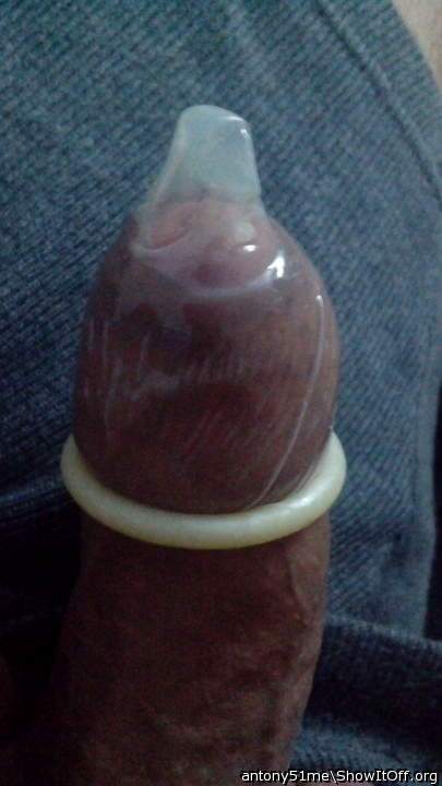 condom weared with foreskin up