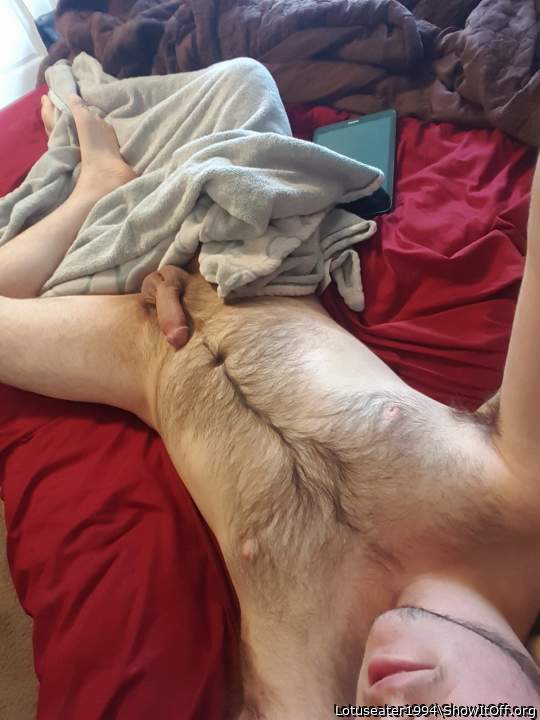 I love your hairy chest and your beautiful penis