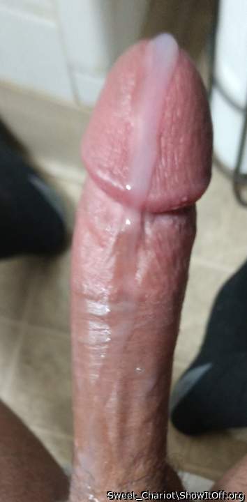 My wife will help you clean up your cum mess