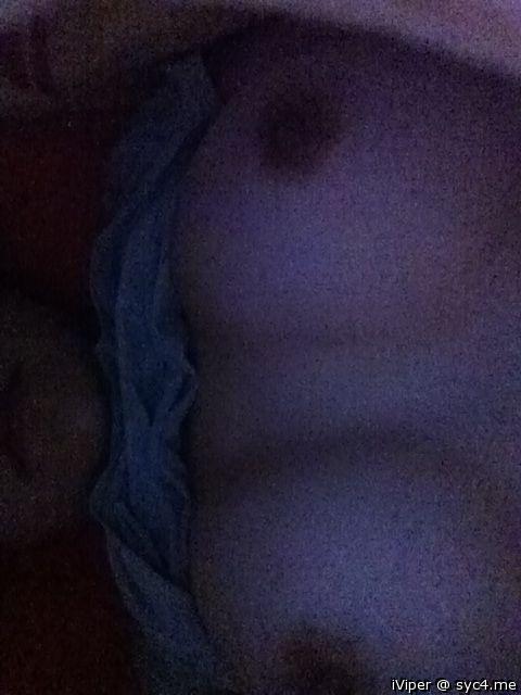 wifes boobs on night