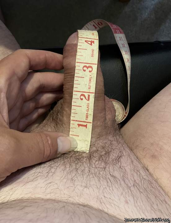 My soft cock before chastity