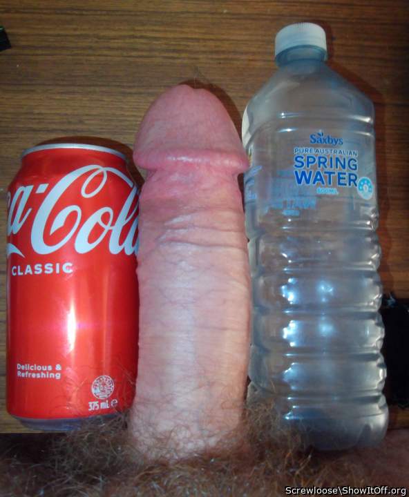 375ml cola and 600ml water bottle