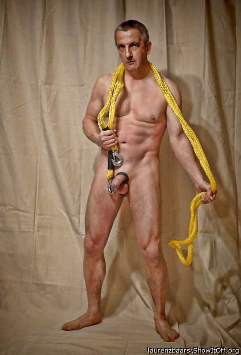 Laurenz Baars with rope