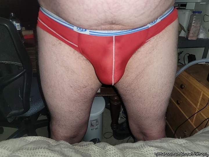 Red Seethrough underwear