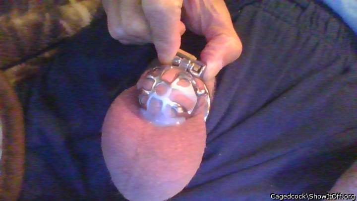 Cum in my small cape cage.
