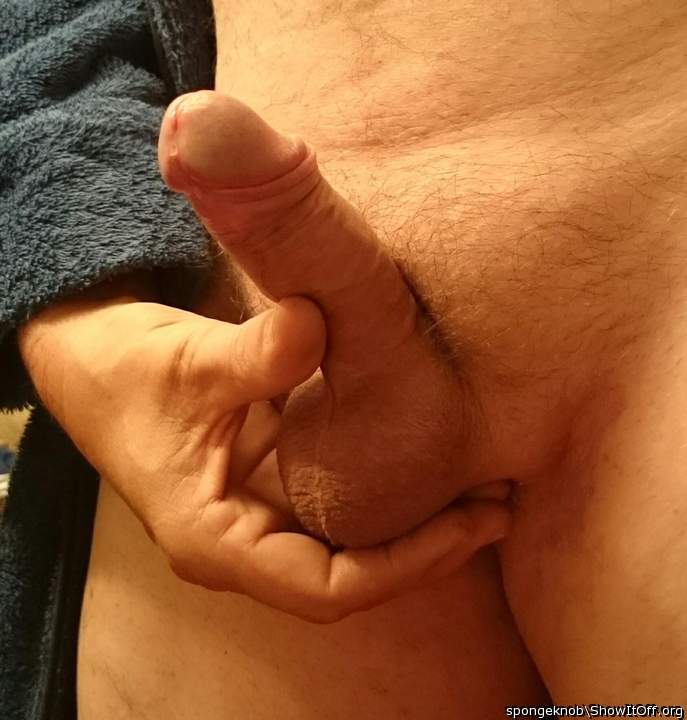 Playing and just starting to leak precum