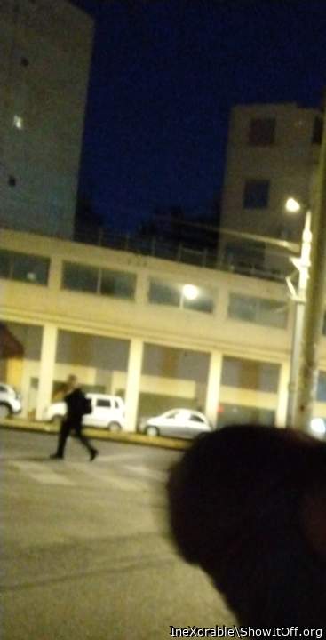 Night street flash