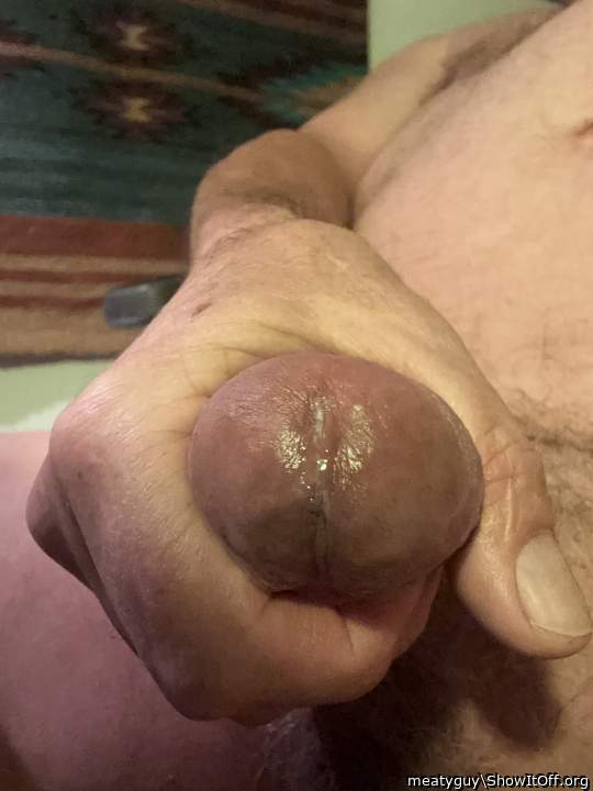 Lovely fat glans, delicious sexy view!!   