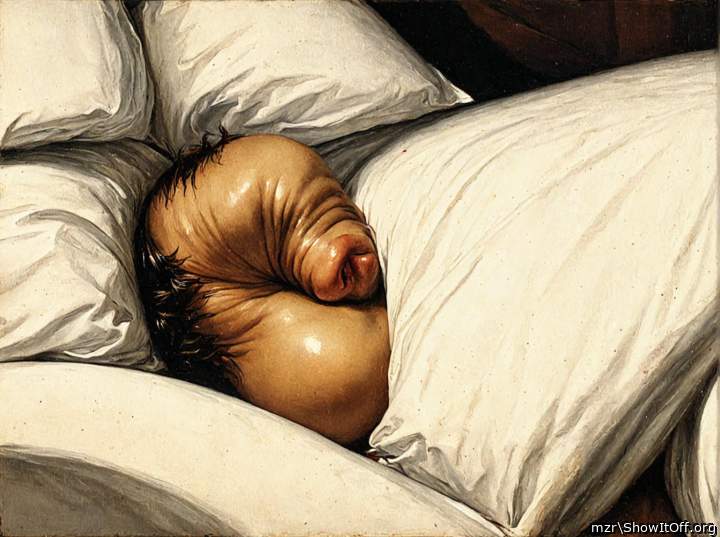 &#1057;urved Big Foreskin On a Small Uncut Cock Art Style